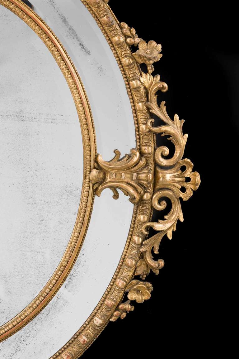 19th Century Giltwood Mirror In Excellent Condition For Sale In Peterborough, Northamptonshire