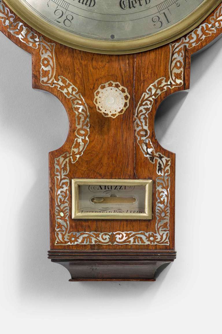 19th Century Regency Period 10ins Dial Barometer