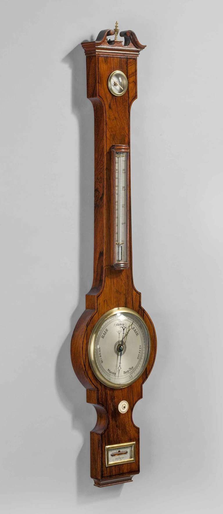 English Regency Period 6 ins Dial Barometer by Robinson