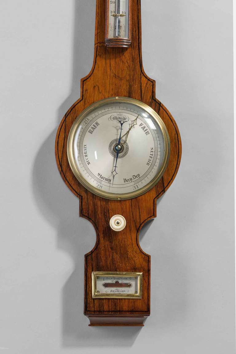 19th Century Regency Period 6 ins Dial Barometer by Robinson