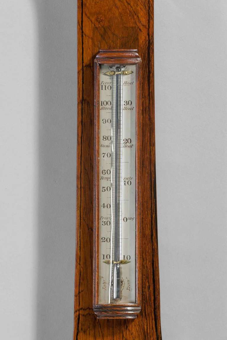 Wood Regency Period 6 ins Dial Barometer by Robinson