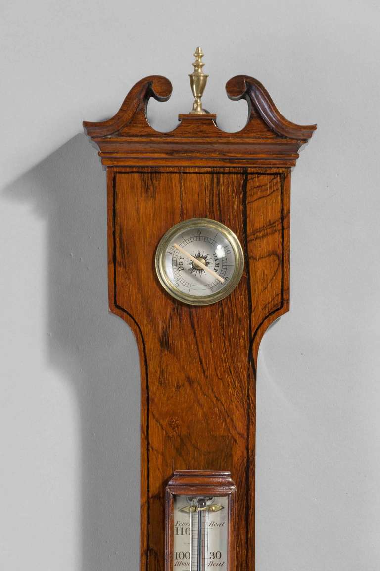 Regency Period 6 ins Dial Barometer by Robinson 1