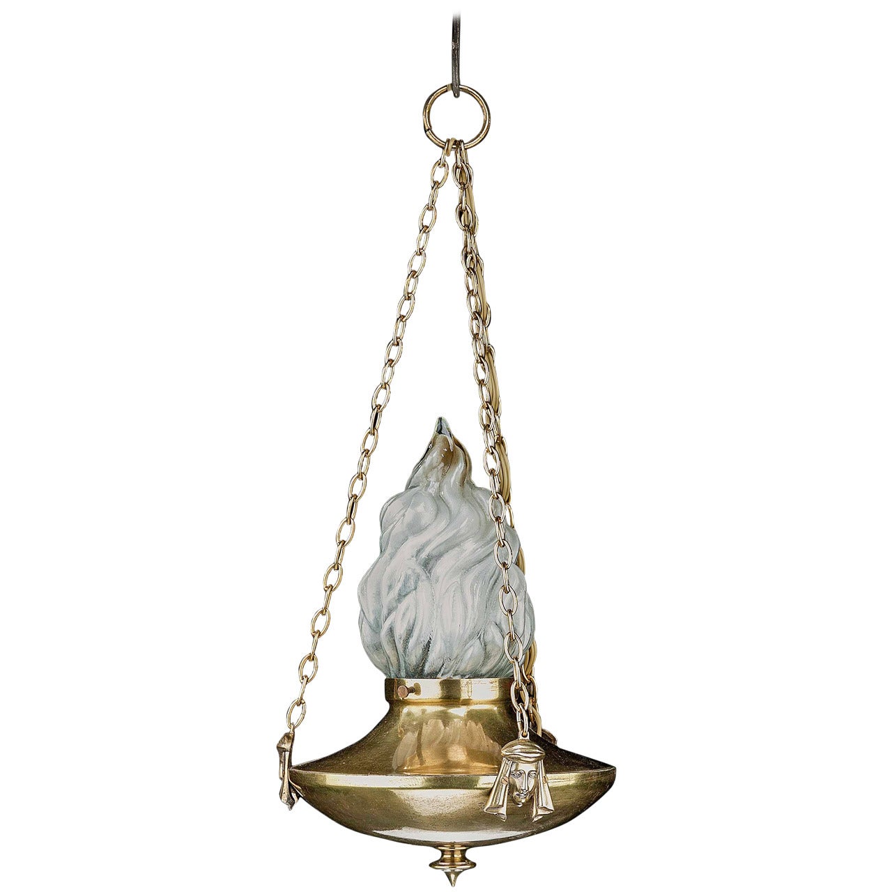 Regency Style Single-Light Chandelier