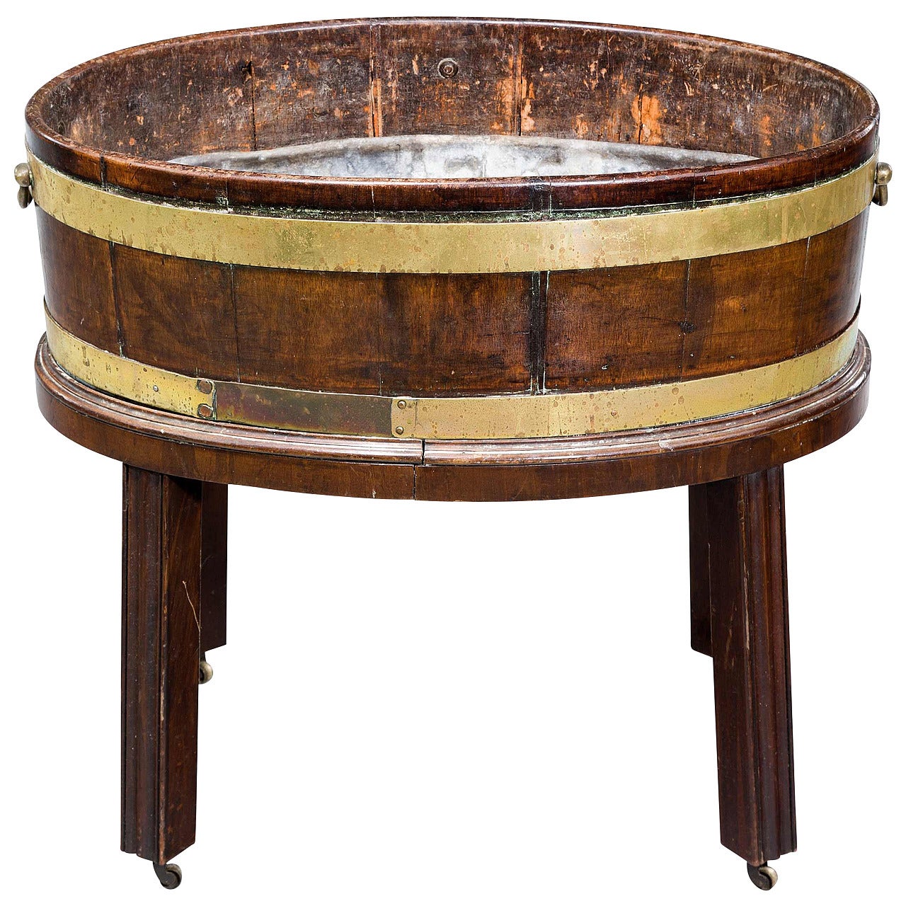 George III Period Oval Wine Cooler