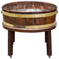 George III Period Oval Wine Cooler