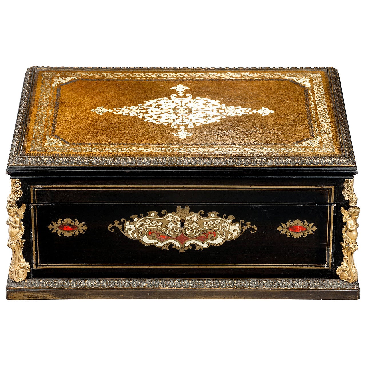 Mid 19th century French Ebonized Box