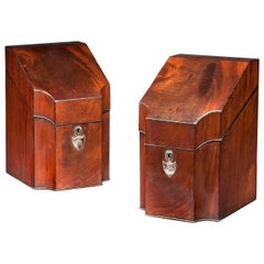 Pair of George III Knife Boxes