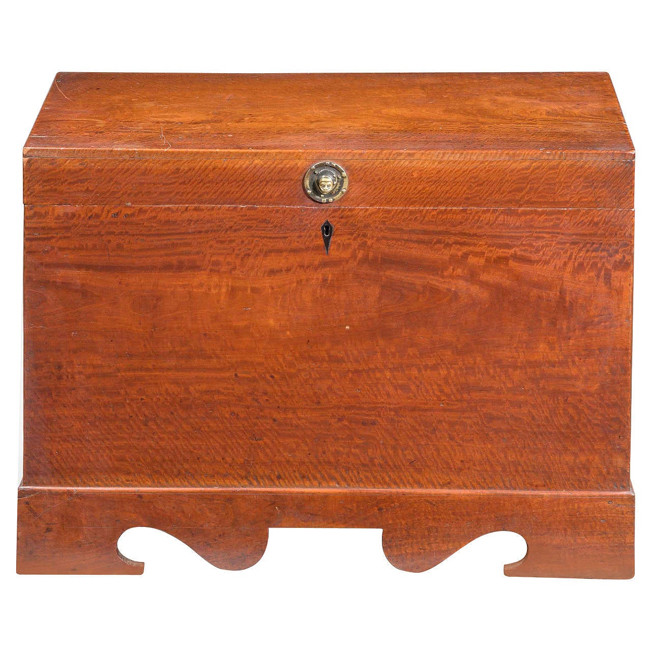 Mid-19th Century Teak Rectangular Lidded Box For Sale