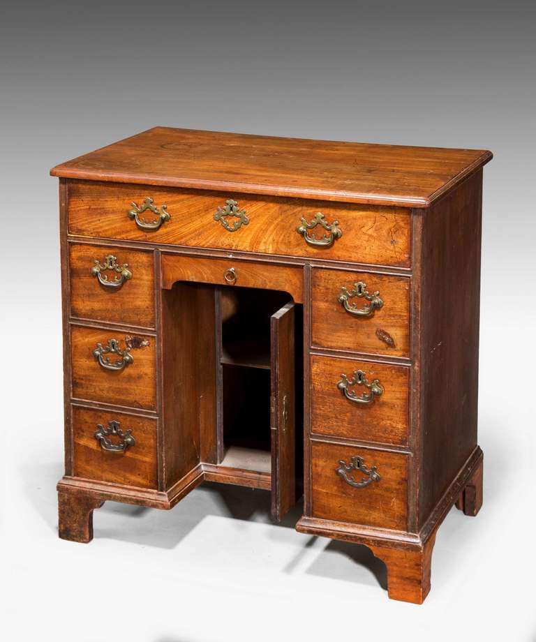 British George III Period Kneehole Desk