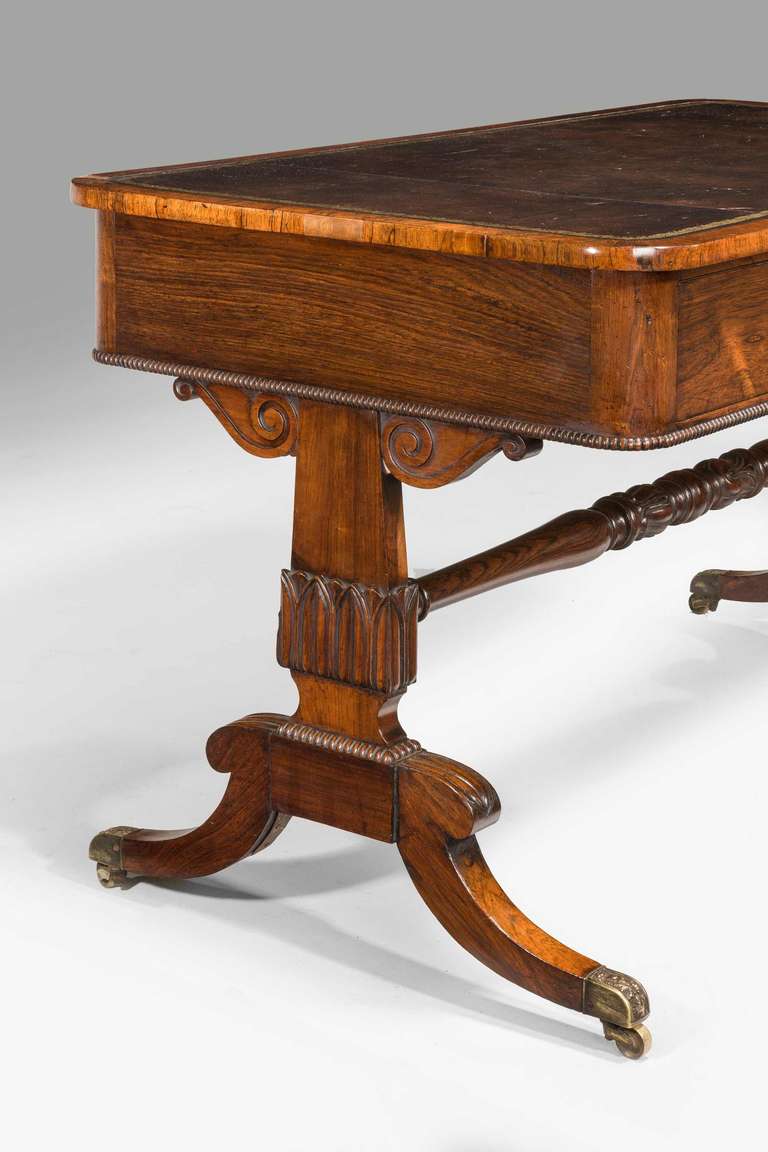 19th Century Regency Period Library Table