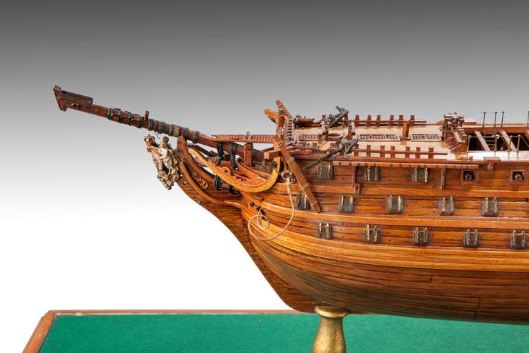 19th Century Model of Nelson's Flagship 'Victory' In Good Condition In Peterborough, Northamptonshire