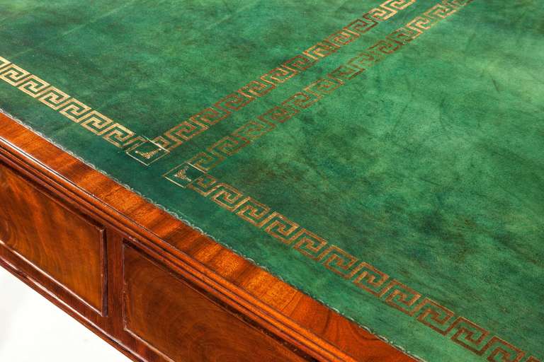 19th Century Regency Period Mahogany Library Table