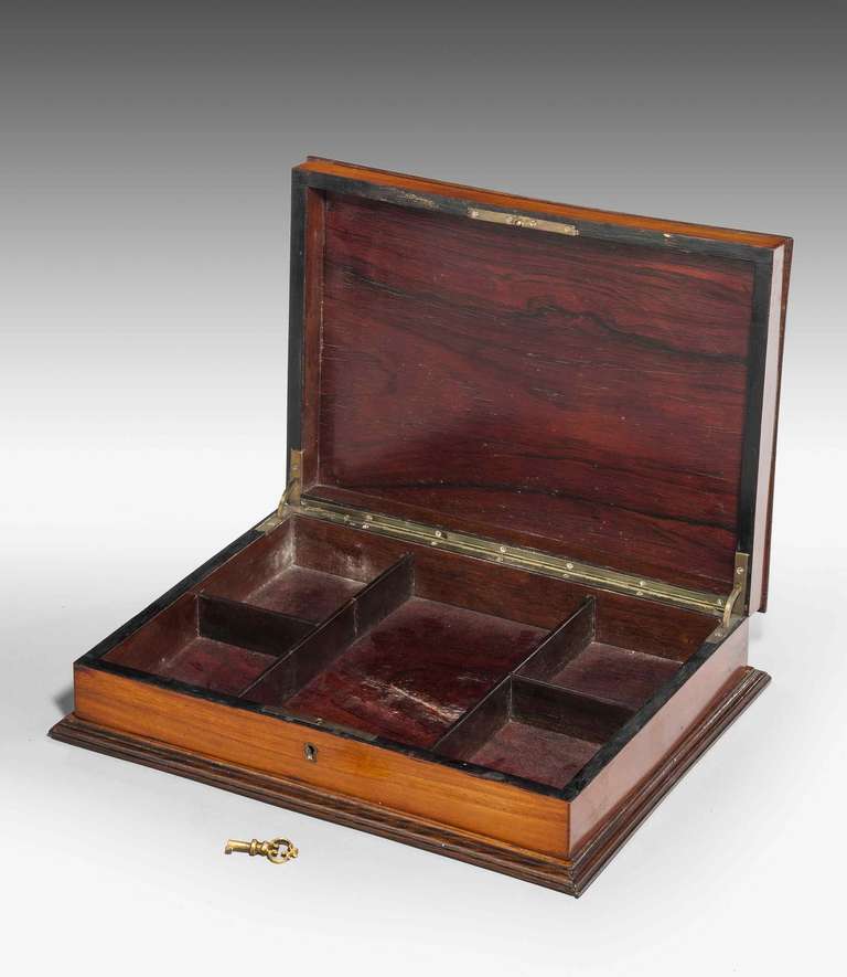 French walnut box, the top elaborately inlaid with brass marquetry decoration and inset mother-of-pearl emblems, minor small missing section to the lid.