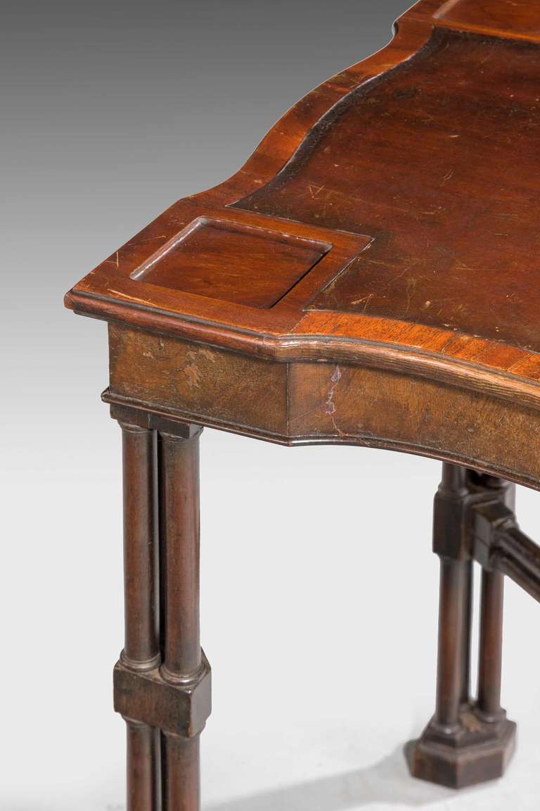 British Late 19th Century Mahogany Writing Table