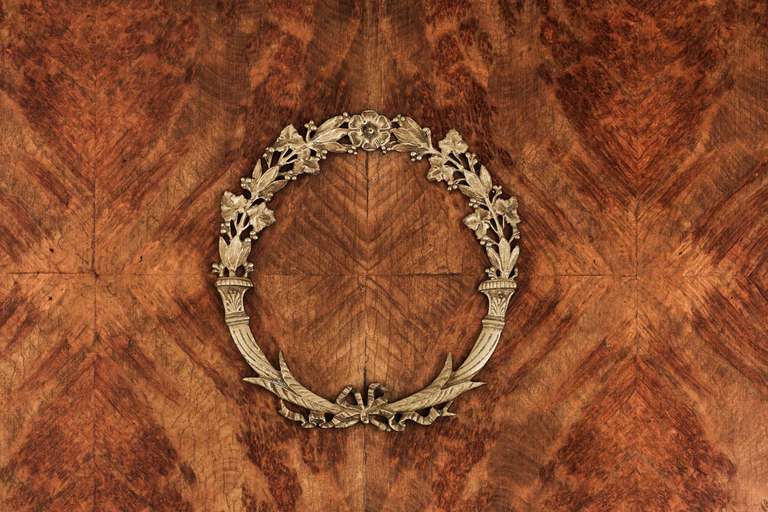 Austrian Late 19th Century Burr Birch Mirror 1