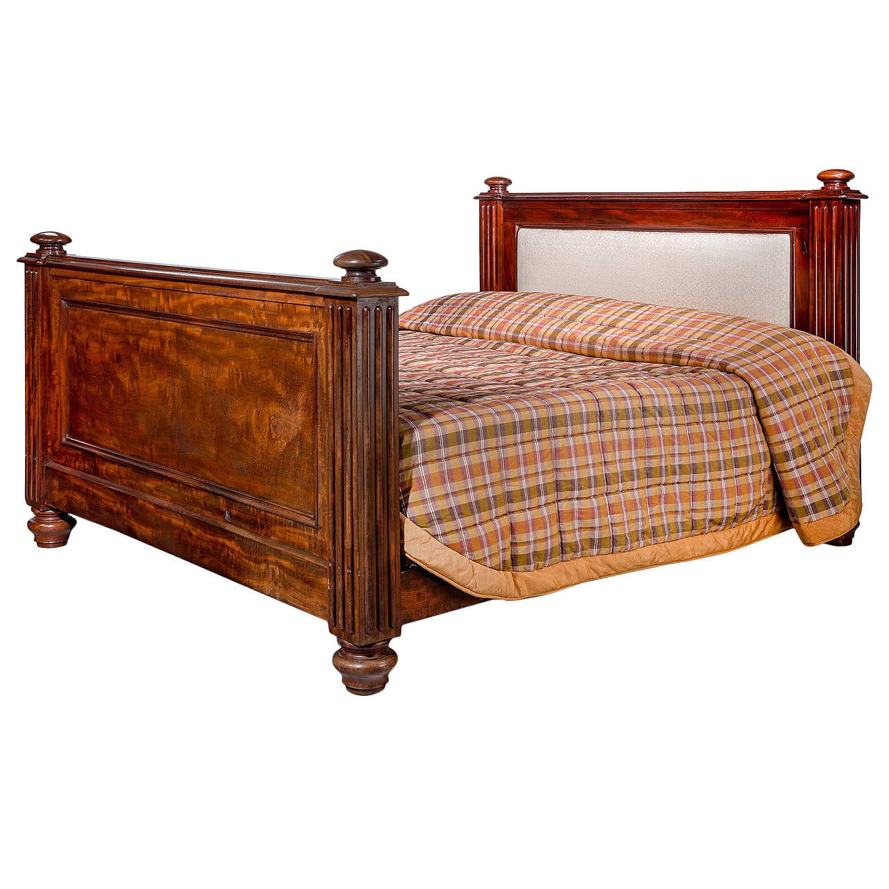 19th Century Large Mahogany Bed at 1stdibs
