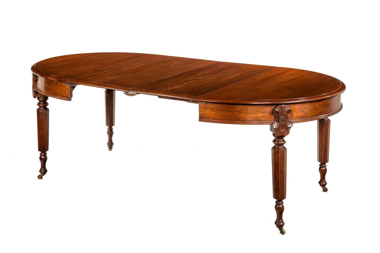 Mid19th Century Extending Circular Dining Table at 1stDibs