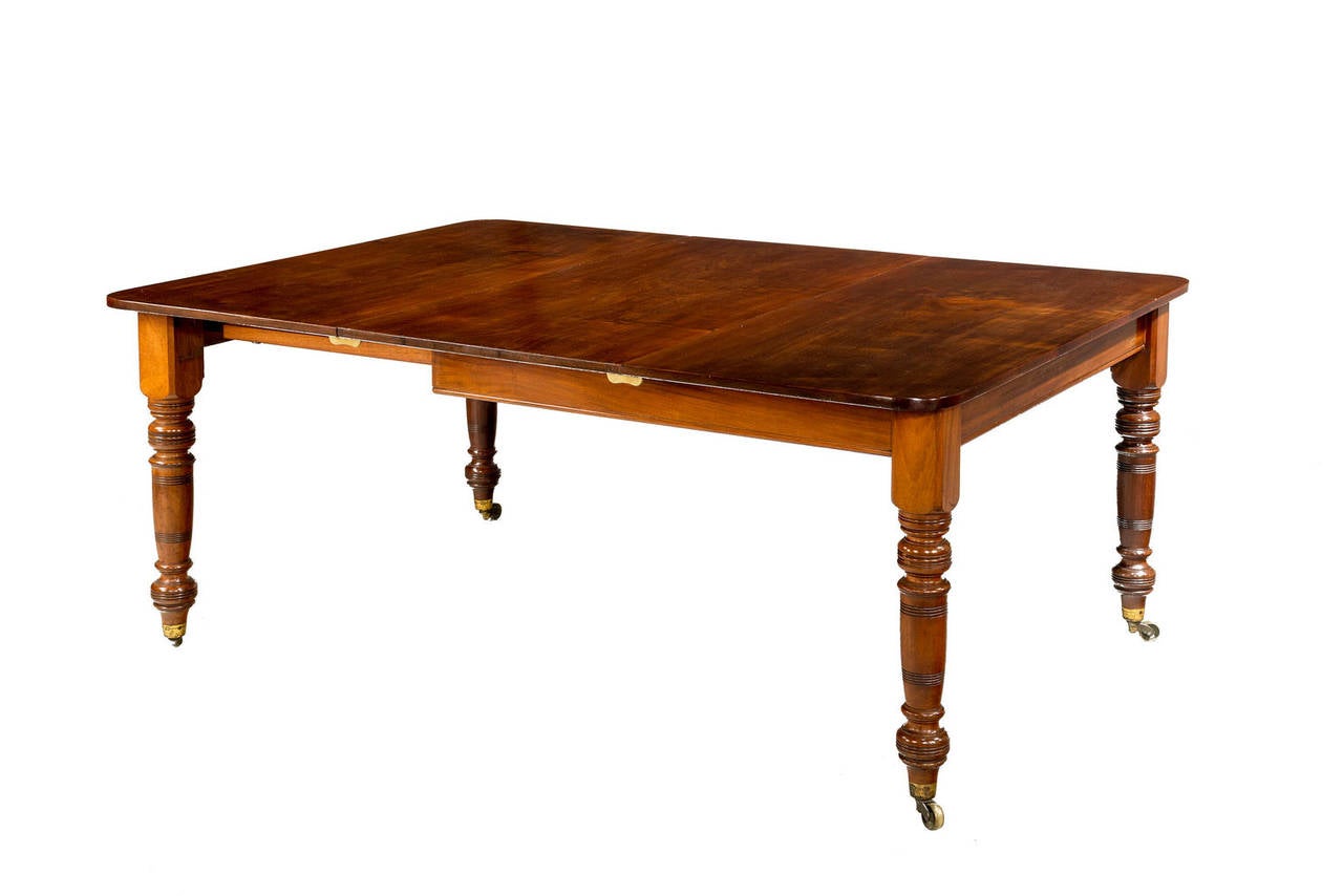 Late Regency Period Square Dining Table 2