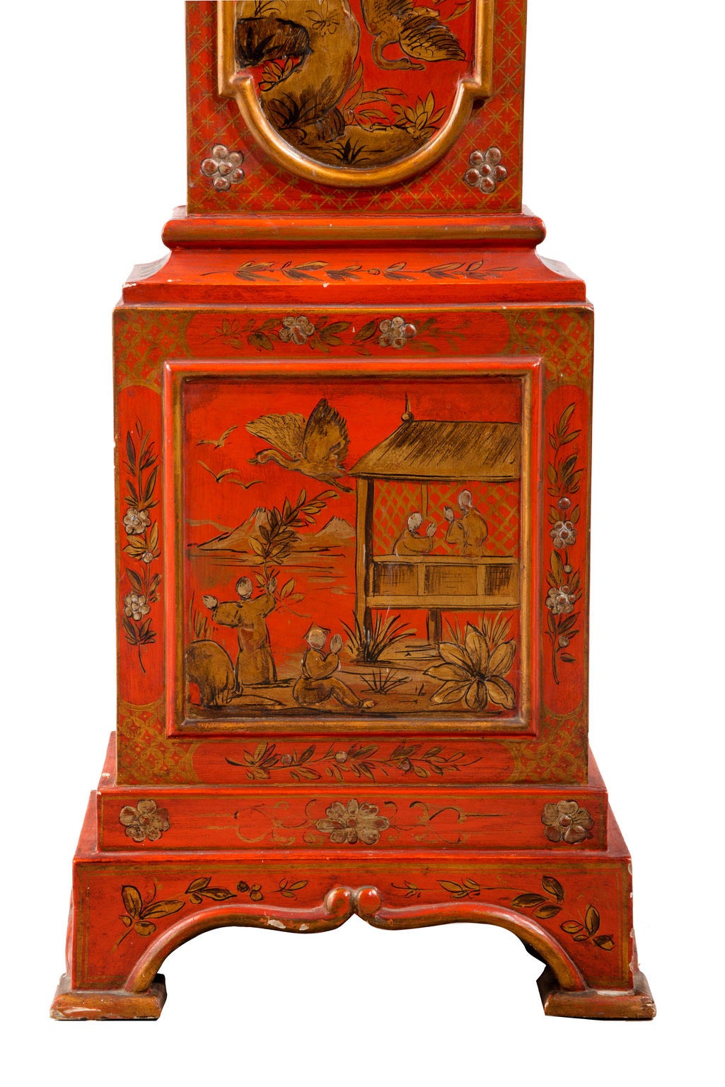 Early 20th Century Chinoiserie Granddaughter Clock 2