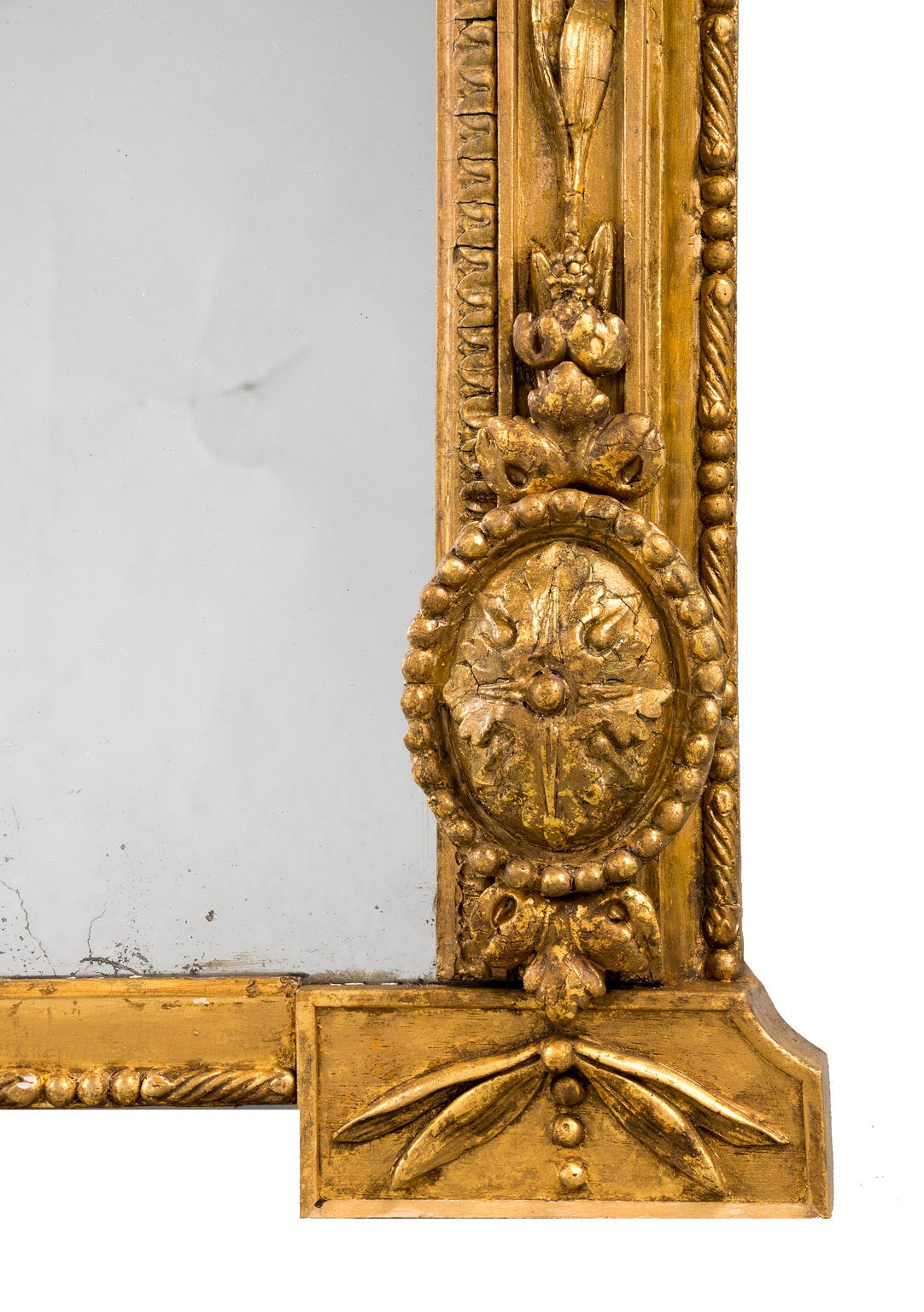 Late 19th Century Large Over Mantel Mirror 1