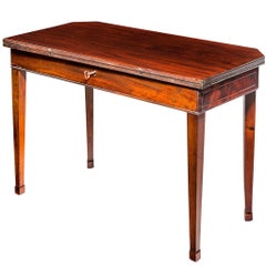 Late 19th Century Mahogany Tea Table Late 19th Century Mahogany Tea Table
