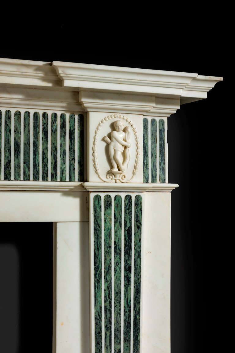 neoclassical fireplace
