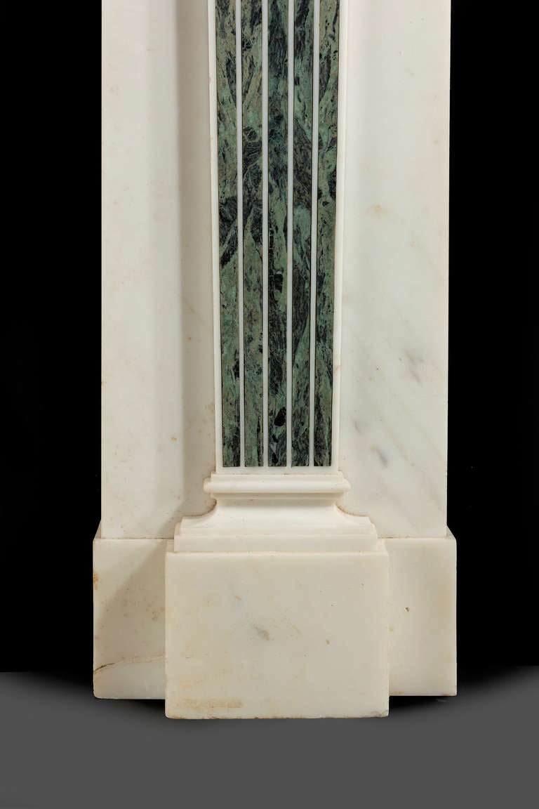 18th Century and Earlier George III Neoclassical Marble Fireplace