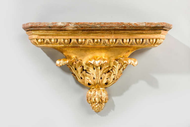Pair of Large Giltwood Brackets 2