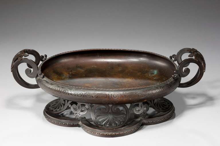 19th Century Bronze Bowl In Excellent Condition In Peterborough, Northamptonshire