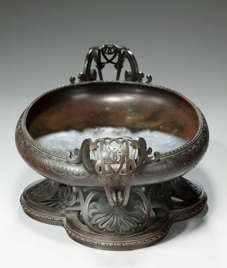 19th Century Bronze Bowl 2