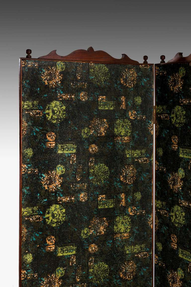 19th Century Three Fold Screen 2