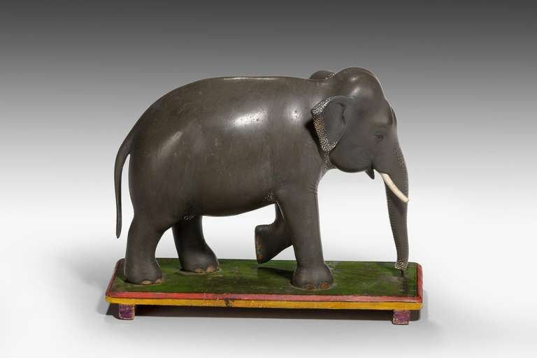 Indian Papier Mâché Elephant In Good Condition In Peterborough, Northamptonshire