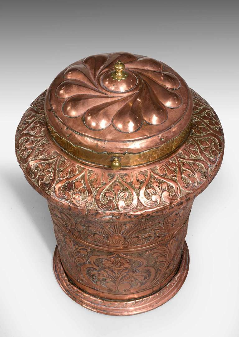 British Mid-19th Century Eastern Lidded Vase