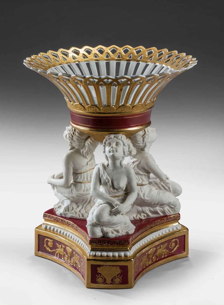 19th Century Jacob Petit Porcelain Comport 2
