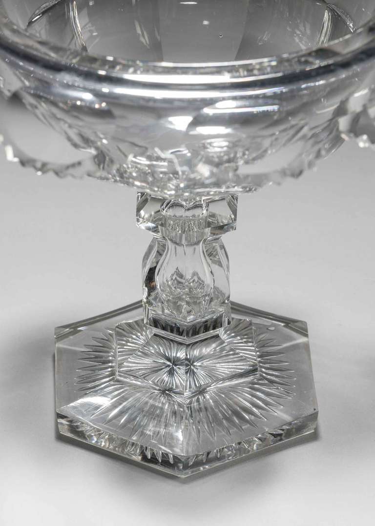 Suite of Seven Mid-19th Century Table Glass In Excellent Condition In Peterborough, Northamptonshire
