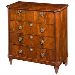 Early 19th Century Mahogany, Miniature Chest of Drawers 11