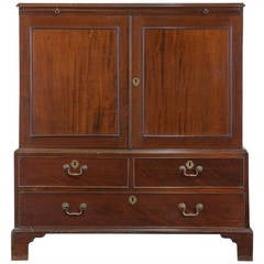 George III Period Mahogany Dwarf Press 5