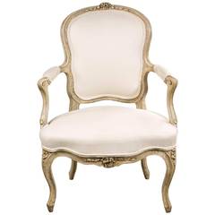 18th Century Louis XV Period Fauteuil