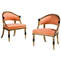 Pair of 19th Century Neoclassical Chairs