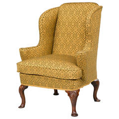 George I Period Walnut Wing Chair