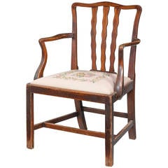 Fine George III Period Fine Elbow Chair 12