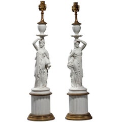 Pair of early 20th century Neoclassical Lamps