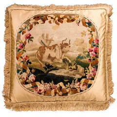 Cushion: Early 18th Century Wool