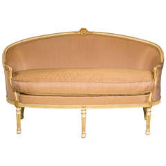 Louis XVI Period Parcel Gilt Canape 10