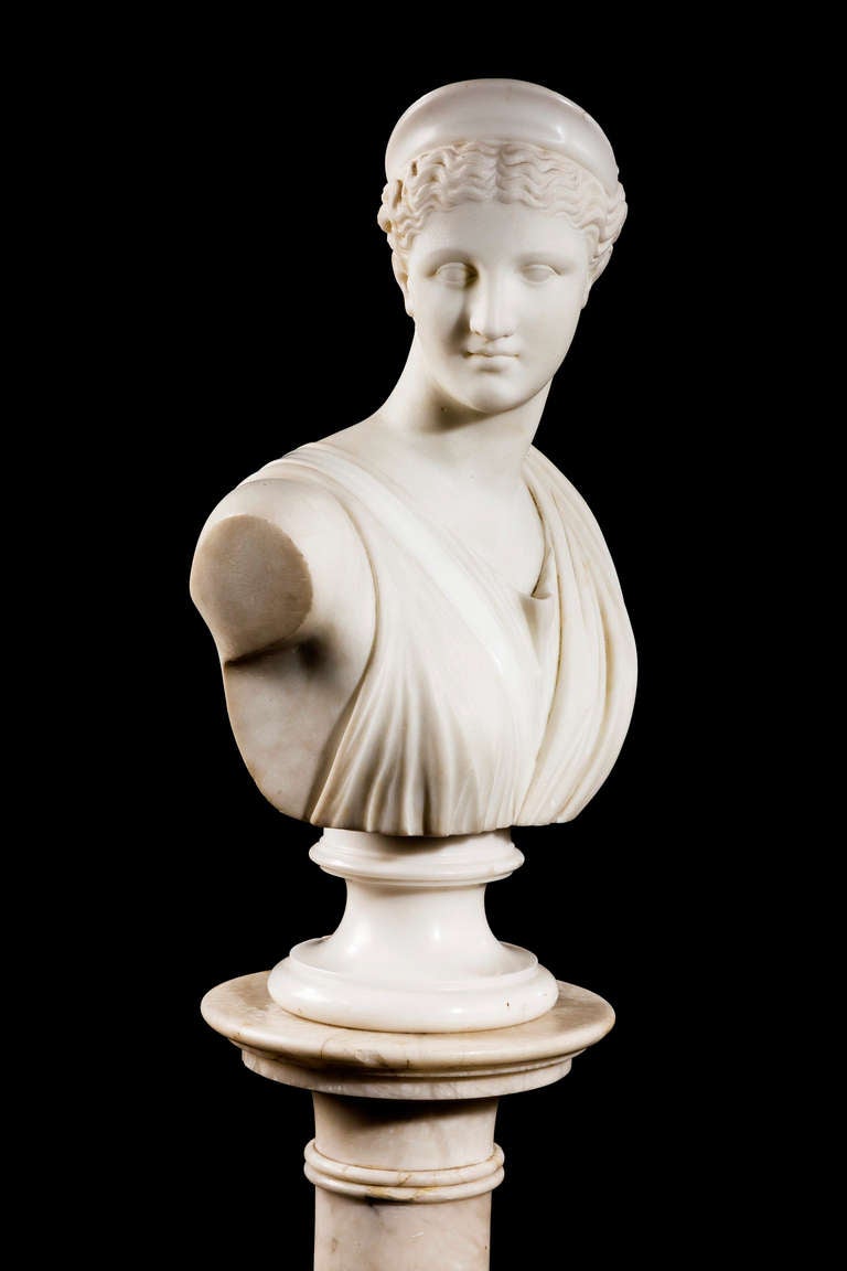 Marble Bust of a Young Girl 1