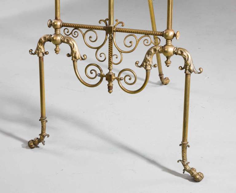 19th Century French Bronze Easel 1
