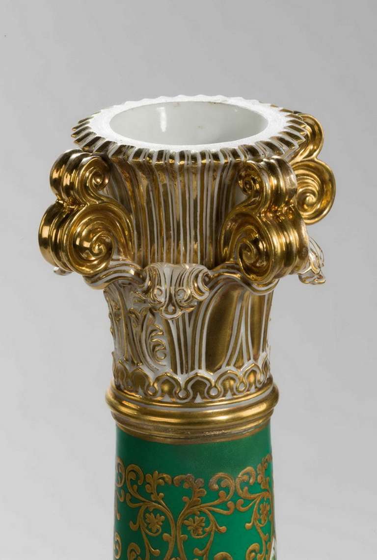 19th Century Jacob Petit Porcelain Column 1