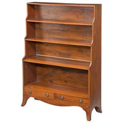 Regency Period "Waterfall' Bookcase 10