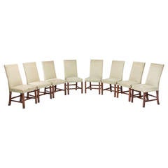 Set of Eight Chippendale Design Dining Chairs 11