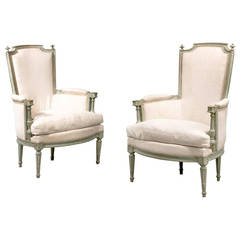 Pair of Louis XVI Fauteuils 8